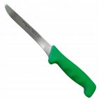 Nóż rzeźniczy Polkars nr 13, długość ostrza 15 cm, zielony